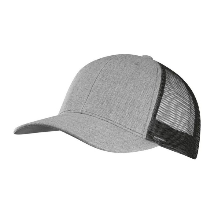 Reklámajándék: Hálós reklám baseball sapka, 6 panel, fekete