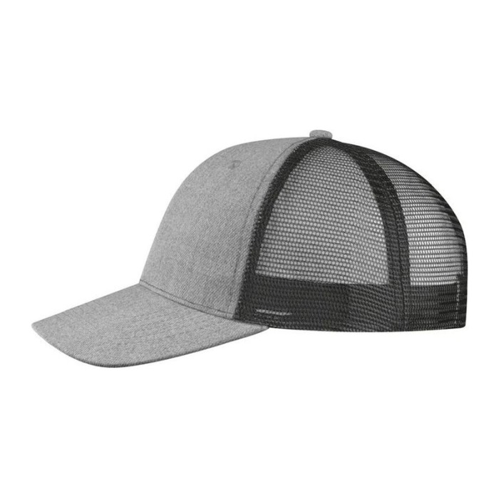 Reklámajándék: Hálós reklám baseball sapka, 6 panel, fekete