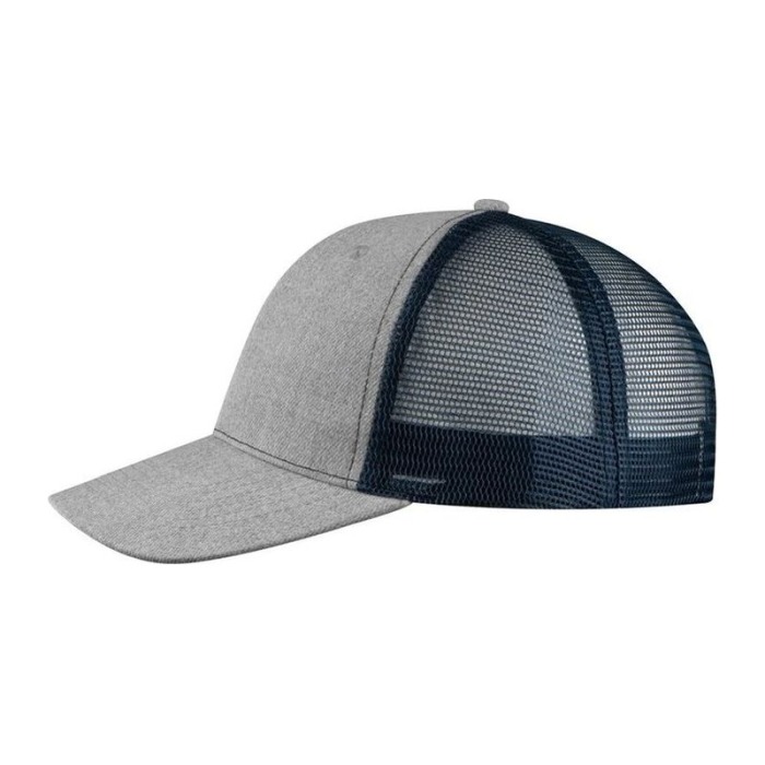 Reklámajándék: Hálós reklám baseball sapka, 6 panel, sötétkék