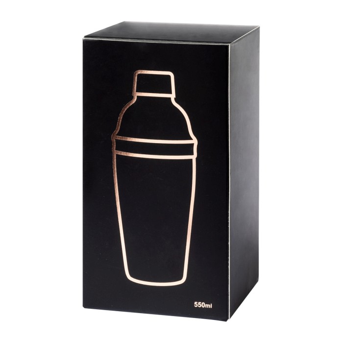 Hamberly koktél shaker, ezüst, 550 ml