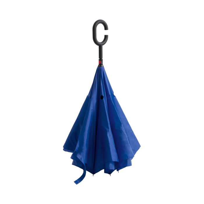 Hamfrek visszafordítható reklám esernyő, kék