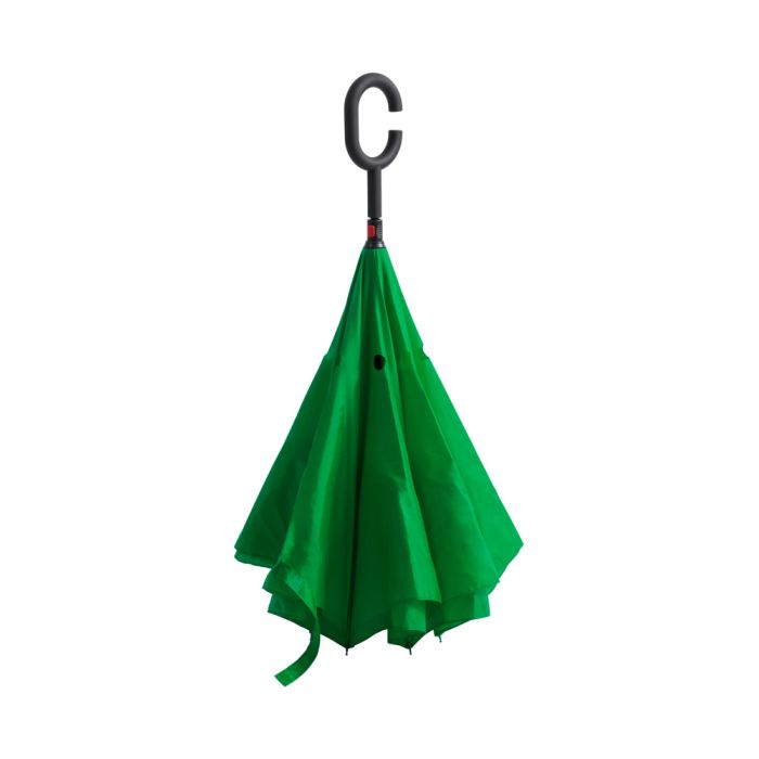 Hamfrek visszafordítható reklám esernyő, zöld