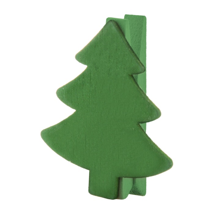 Hantala karácsonyi csipesz, karácsonyfa, zöld