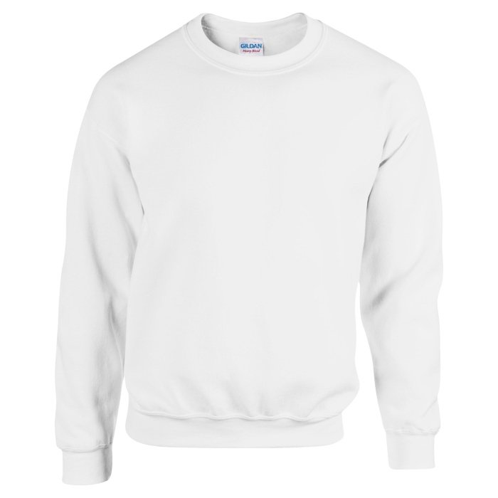 HB Crewneck pulóver, fehér