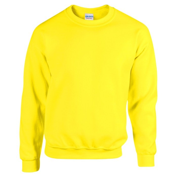 HB Crewneck pulóver, sárga