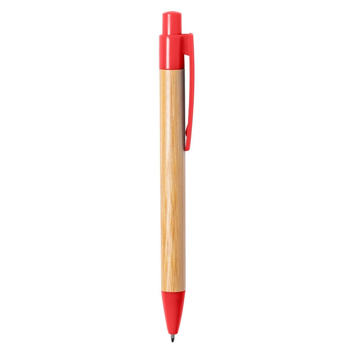 Heloix bambusz golyóstoll, piros
