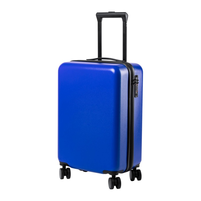 Hessok gurulós bőrönd, kék