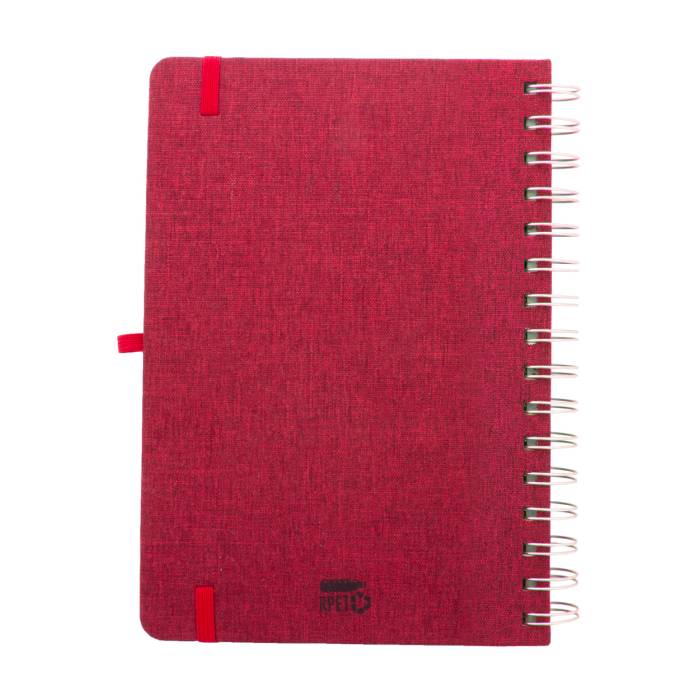 Holbook RPET jegyzetfüzet, piros