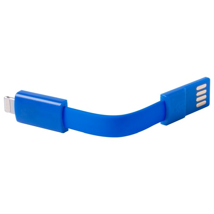 Holnier USB töltős kulcstartó, kék