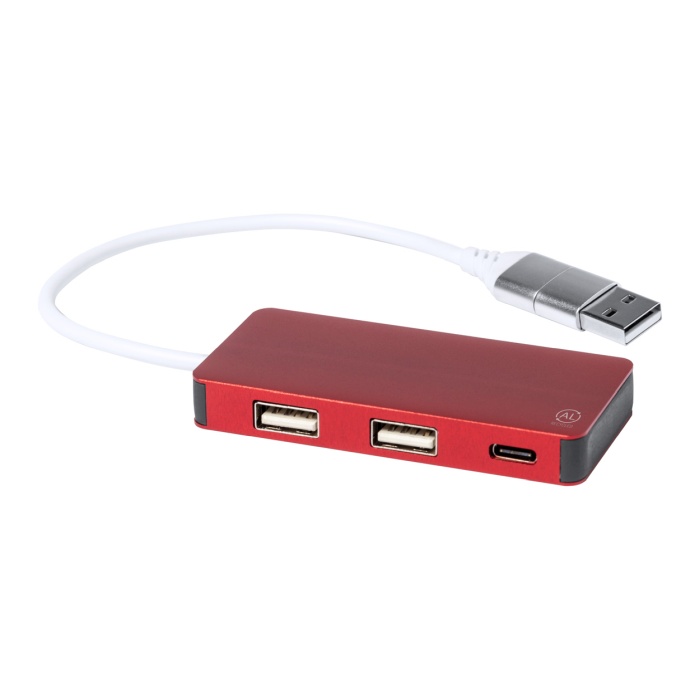 Kalat USB hub, piros