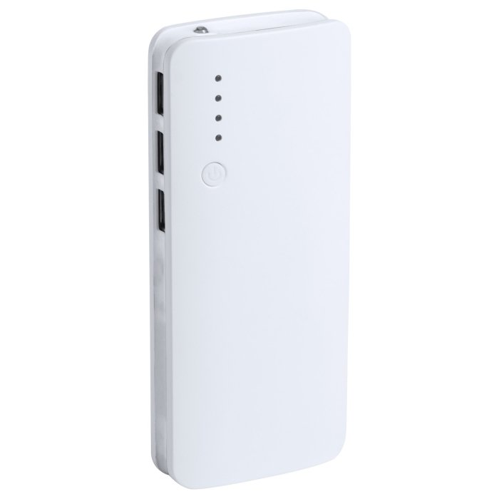 Kaprin power bank, fehér