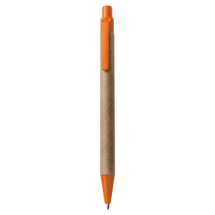 Reklámajándék: Karton toll, narancssárga