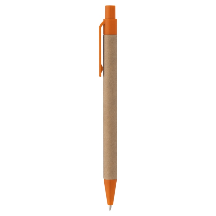 Reklámajándék: Karton toll, narancssárga