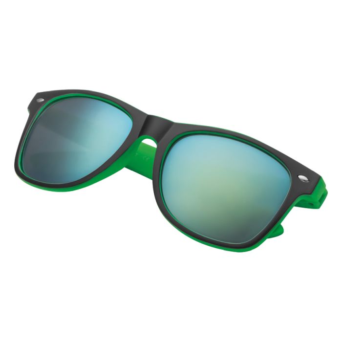 Kétszínű napszemüveg, zöld