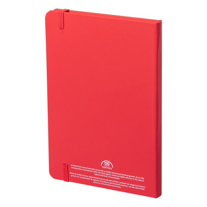 Kioto antibakteriális jegyzetfüzet, piros