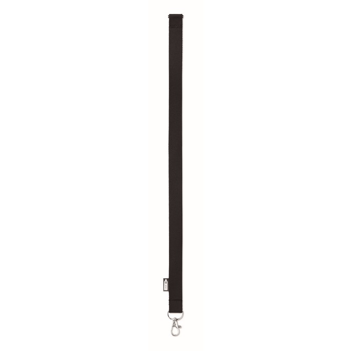 Lany RPET nyakpánt, 20 mm széles, fekete