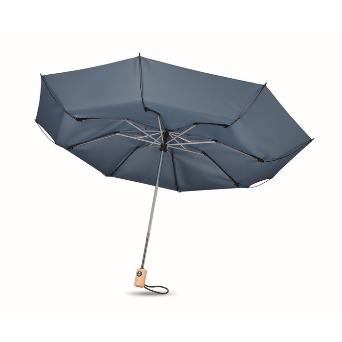 Leeds RPET reklám esernyő, kék