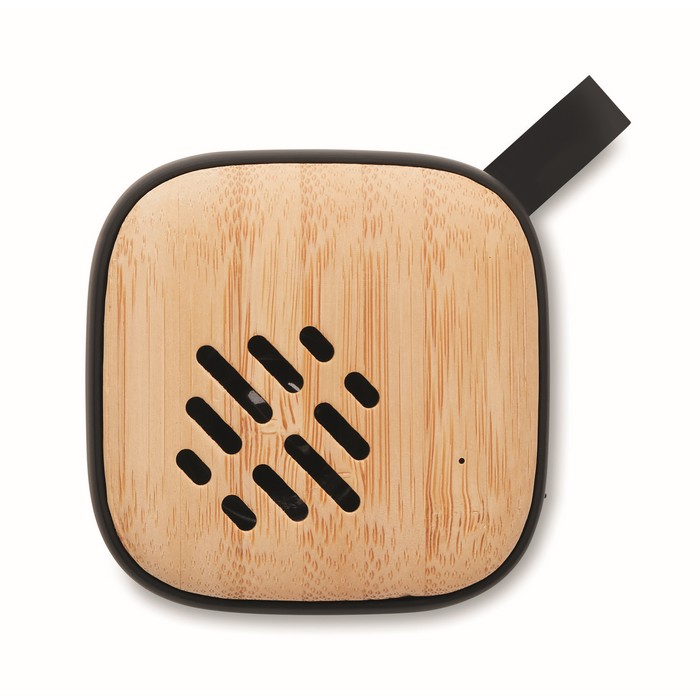 Mala 5.0 vezeték nélküli bambusz hangszóró, fekete