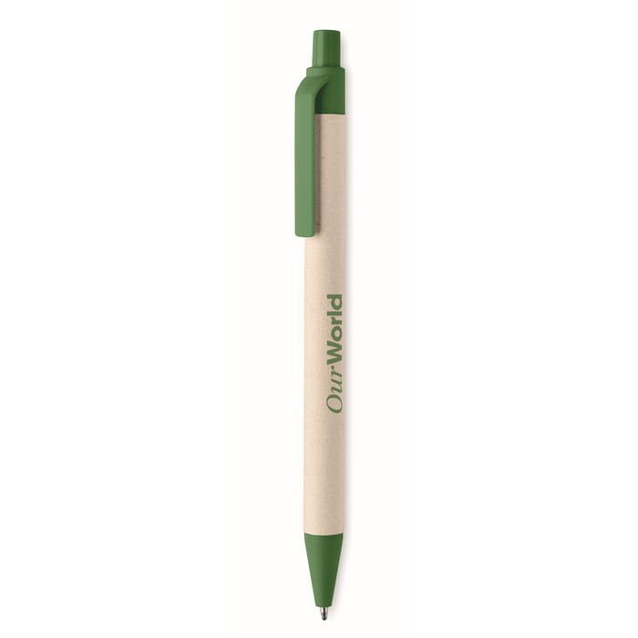 Mito Pen újra-tejesdoboz reklám toll, zöld