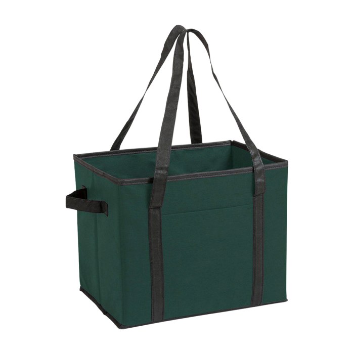 Nardelly csomagtartó táska, non-woven, sötétzöld