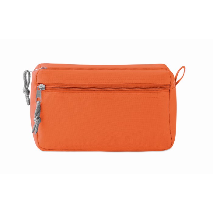 New & Smart pvc-mentes kozmetikai táska, narancssárga