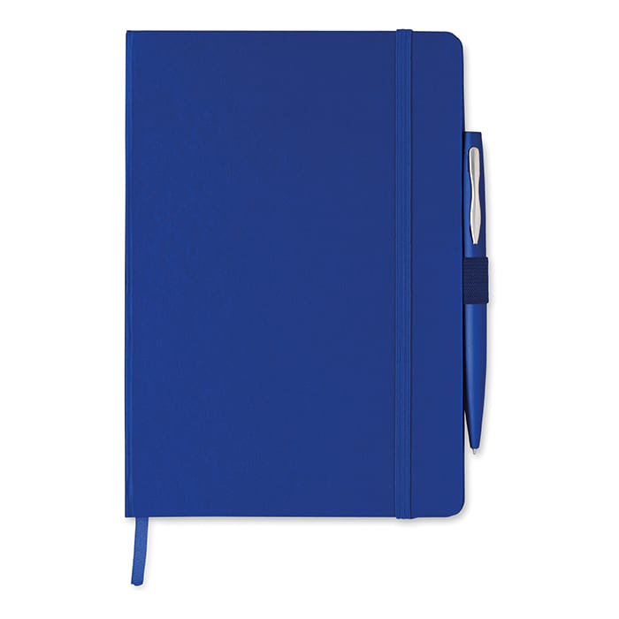 Notaplus A5-ös jegyzetfüzet tollal, kék