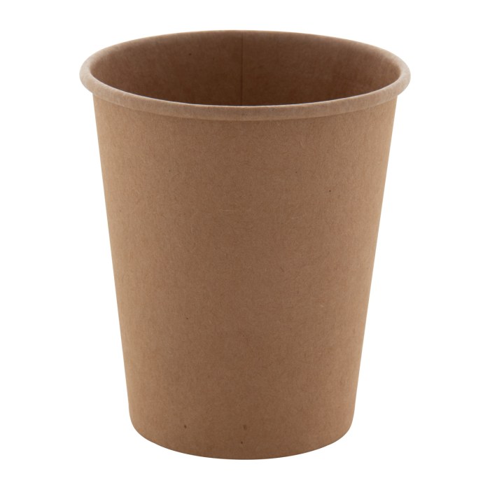 Papcap M papír pohár, 120 ml, bézs, 240 ml
