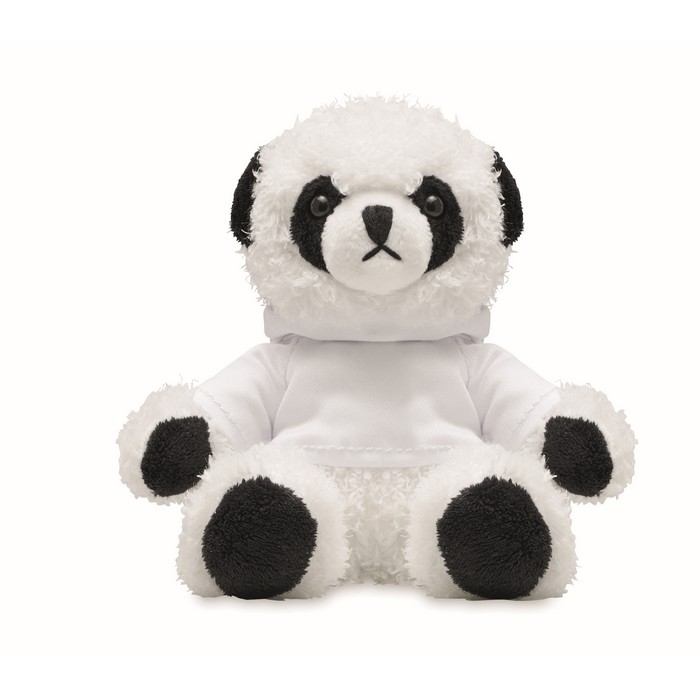 Penny plüss panda figura, fehér