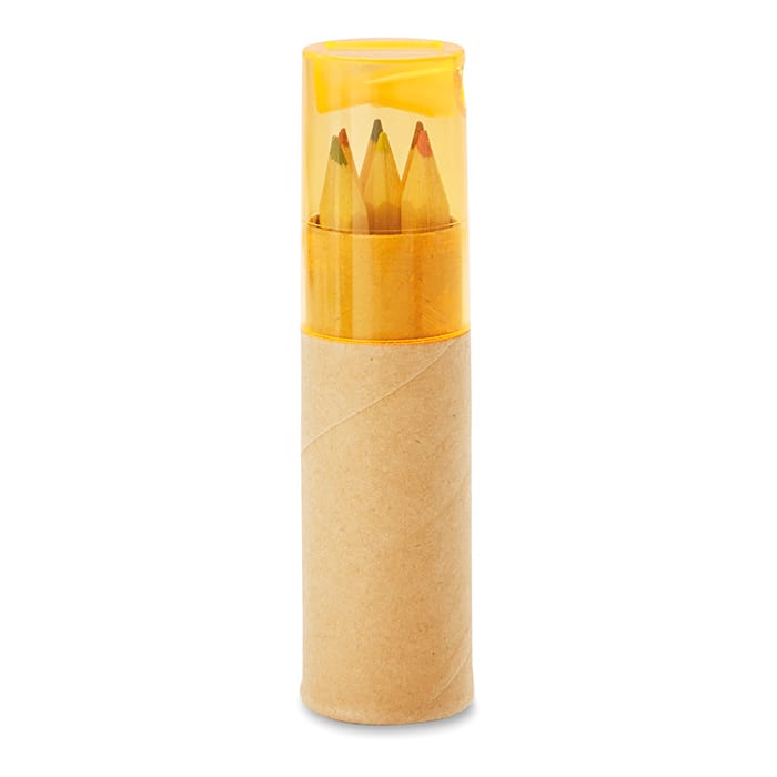 Petit Lambut 6 db színes ceruza, narancssárga