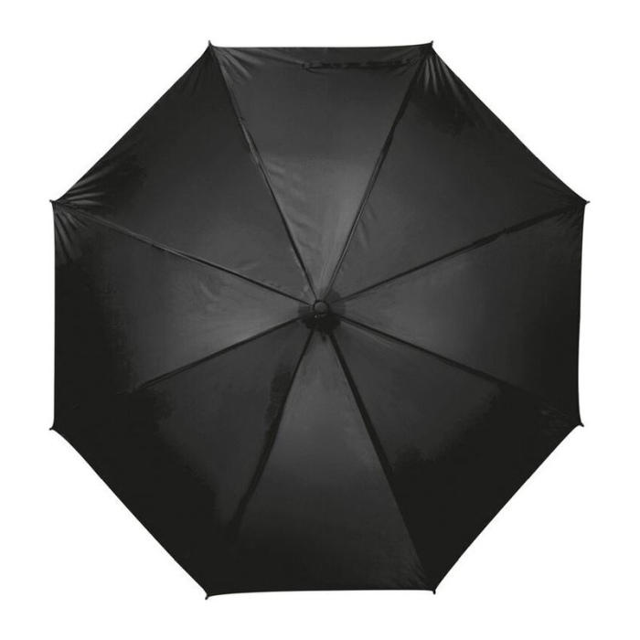 Reklámajándék: Pongee selyem automata reklám esernyő, fekete
