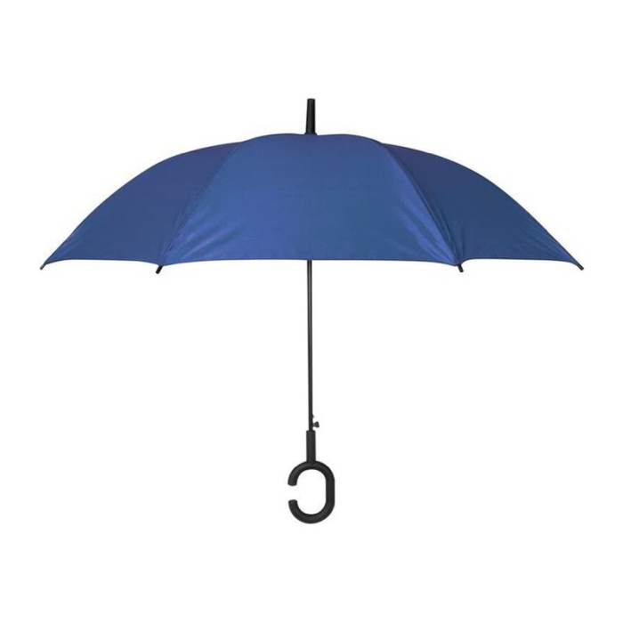 Reklámajándék: Pongee selyem automata reklám esernyő, kék