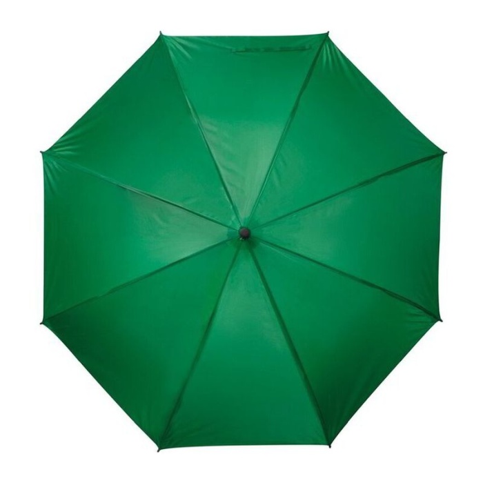 Reklámajándék: Pongee selyem automata reklám esernyő, zöld