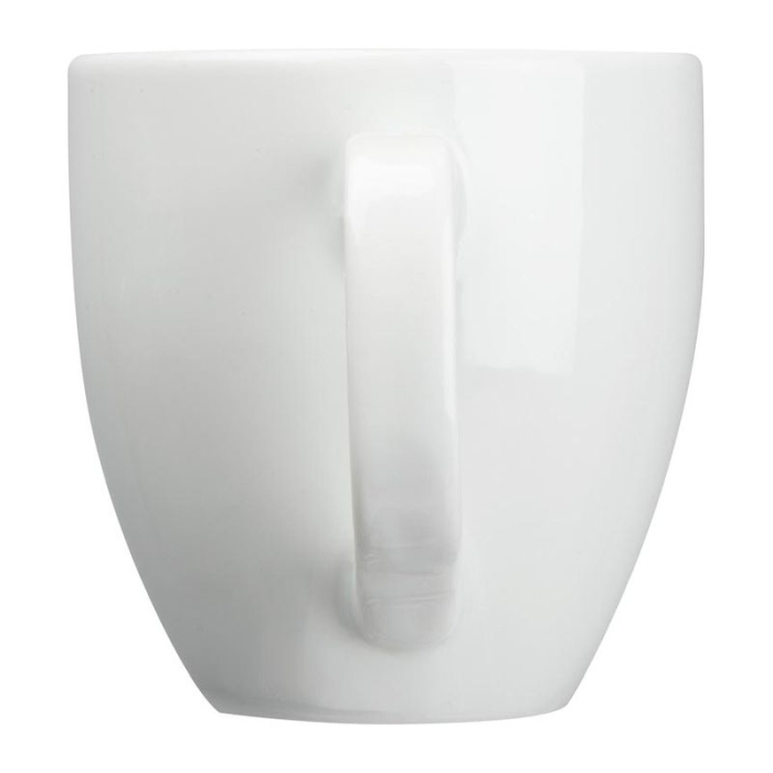 Reklámajándék: Porcelán bögre, 400 ml, fehér