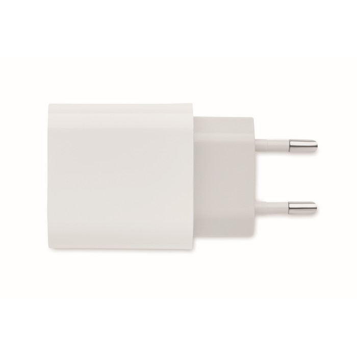 Port 18w 2 portos usb eu töltő, fehér