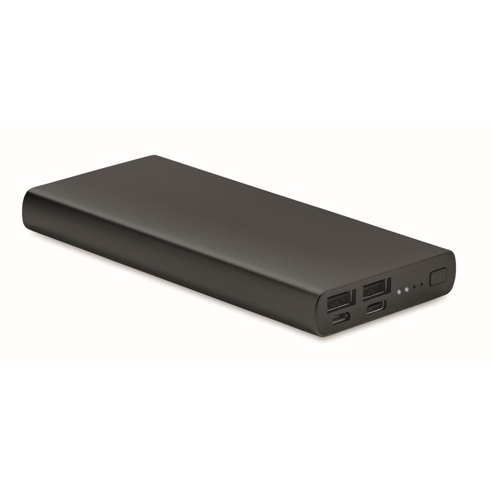 Powerflat 8 C 10000 mah powerbank, fekete