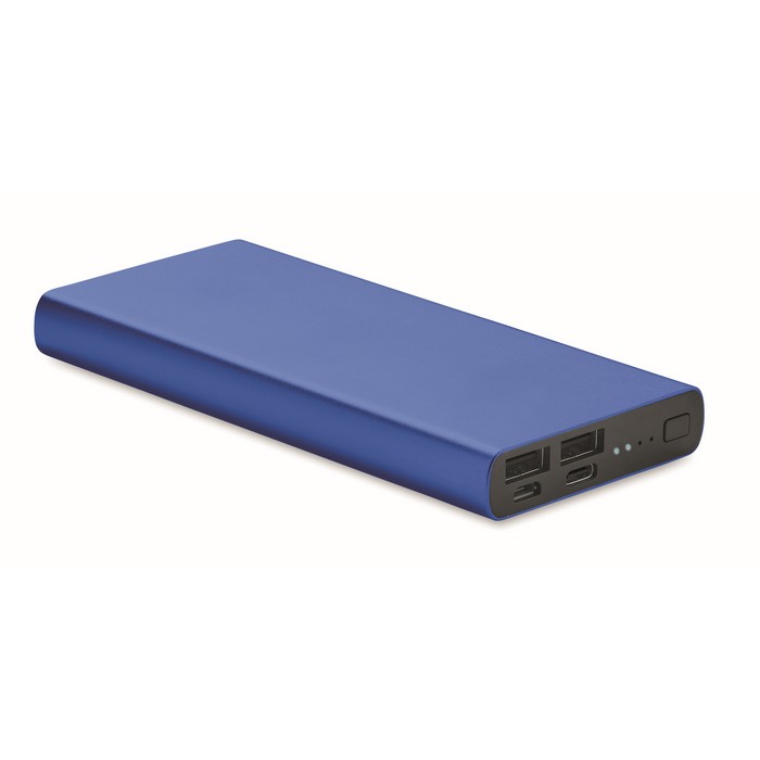 Powerflat 8 C 10000 mah powerbank, kék