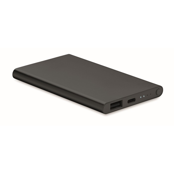 Powerflat C 4000 mah powerbank, c csatl., fekete