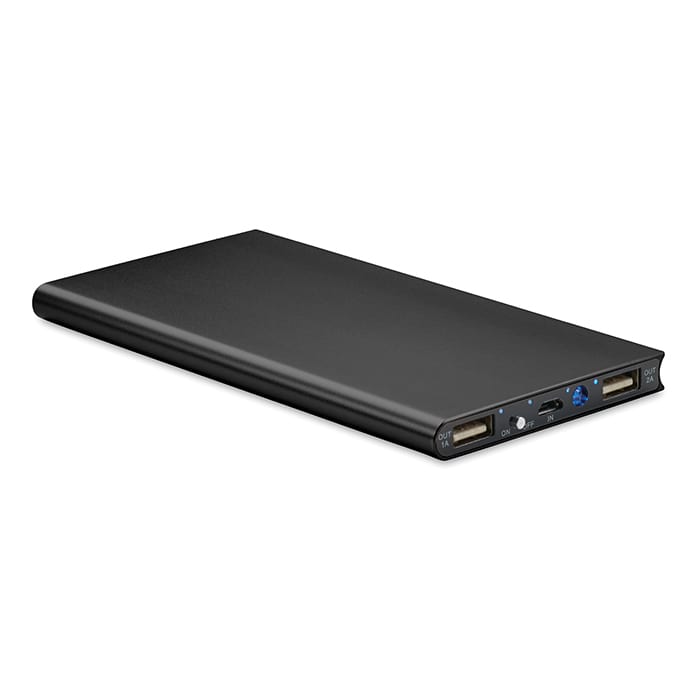 Powerflat8 8000 mah külső akkumulátor, fekete