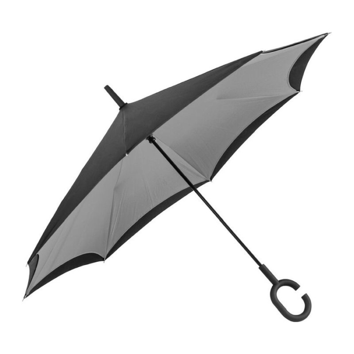 Reklámajándék: REVERSE reklám esernyő, szürke