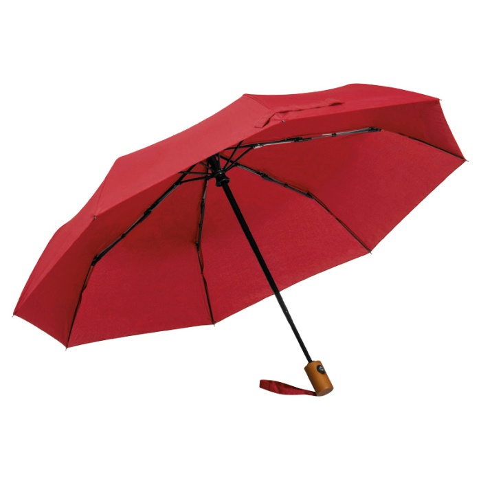 Reklámajándék: RPET reklám esernyő, piros