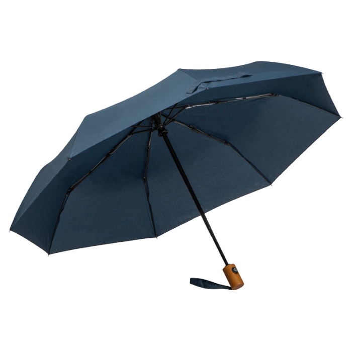 Reklámajándék: RPET reklám esernyő, sötétkék