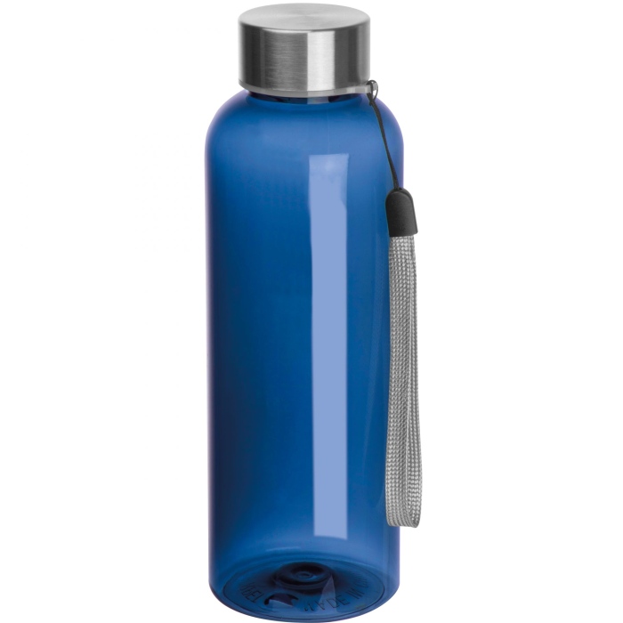 Reklámajándék: RPET reklám ivópalack, 500 ml, kék
