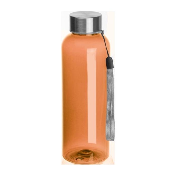 Reklámajándék: RPET reklám ivópalack, 500 ml, narancssárga