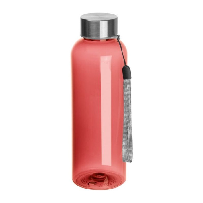 Reklámajándék: RPET reklám ivópalack, 500 ml, piros