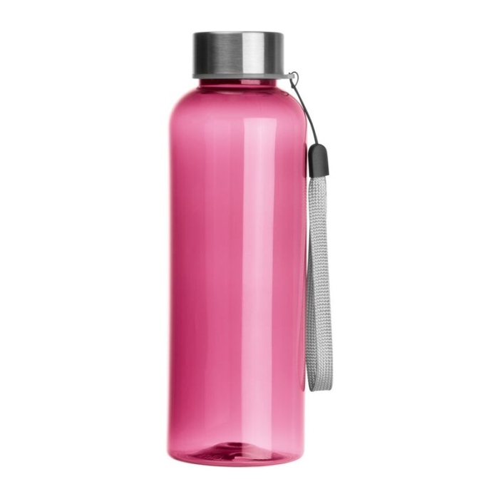 Reklámajándék: RPET reklám ivópalack, 500 ml, rózsaszín