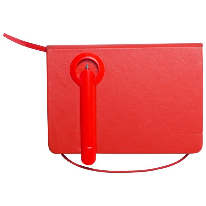 Samish jegyzetfüzet, piros