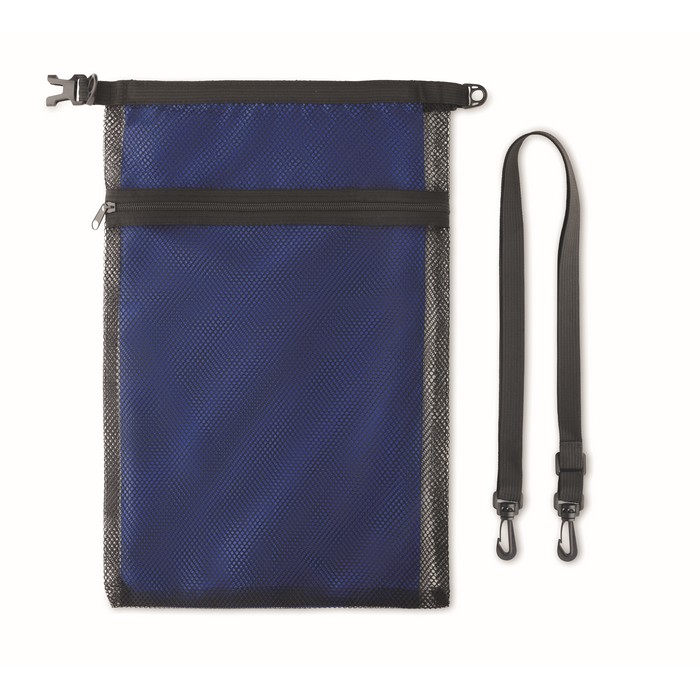 Scuba Mesh vízálló táska pánttal, 6 l, kék
