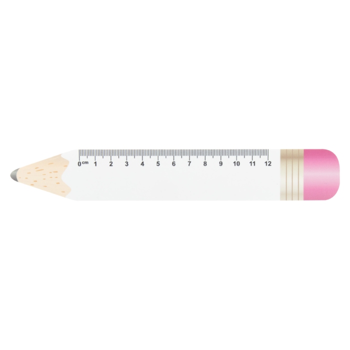 Sharpy 12 ceruza formájú vonalzó, 12 cm, egyedi grafika