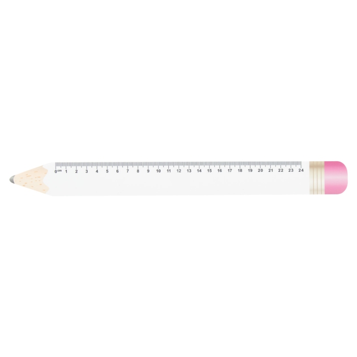 Sharpy 24 ceruza formájú vonalzó, 24 cm, egyedi grafika