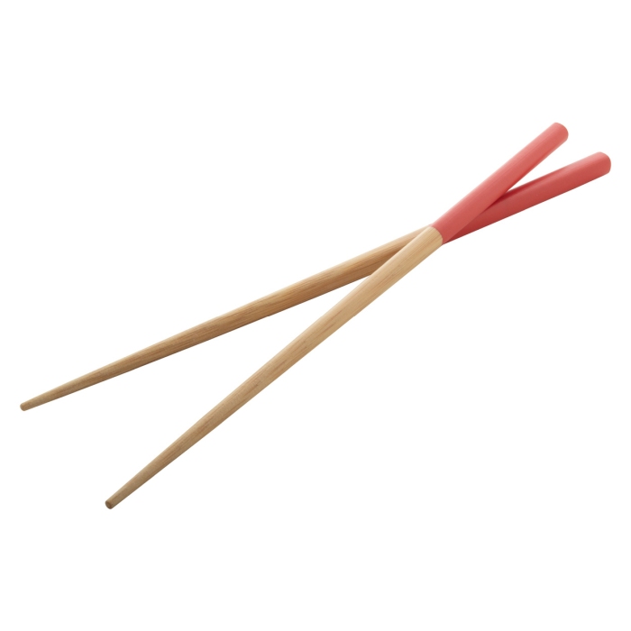 Sinicus bambusz evőpálca, piros